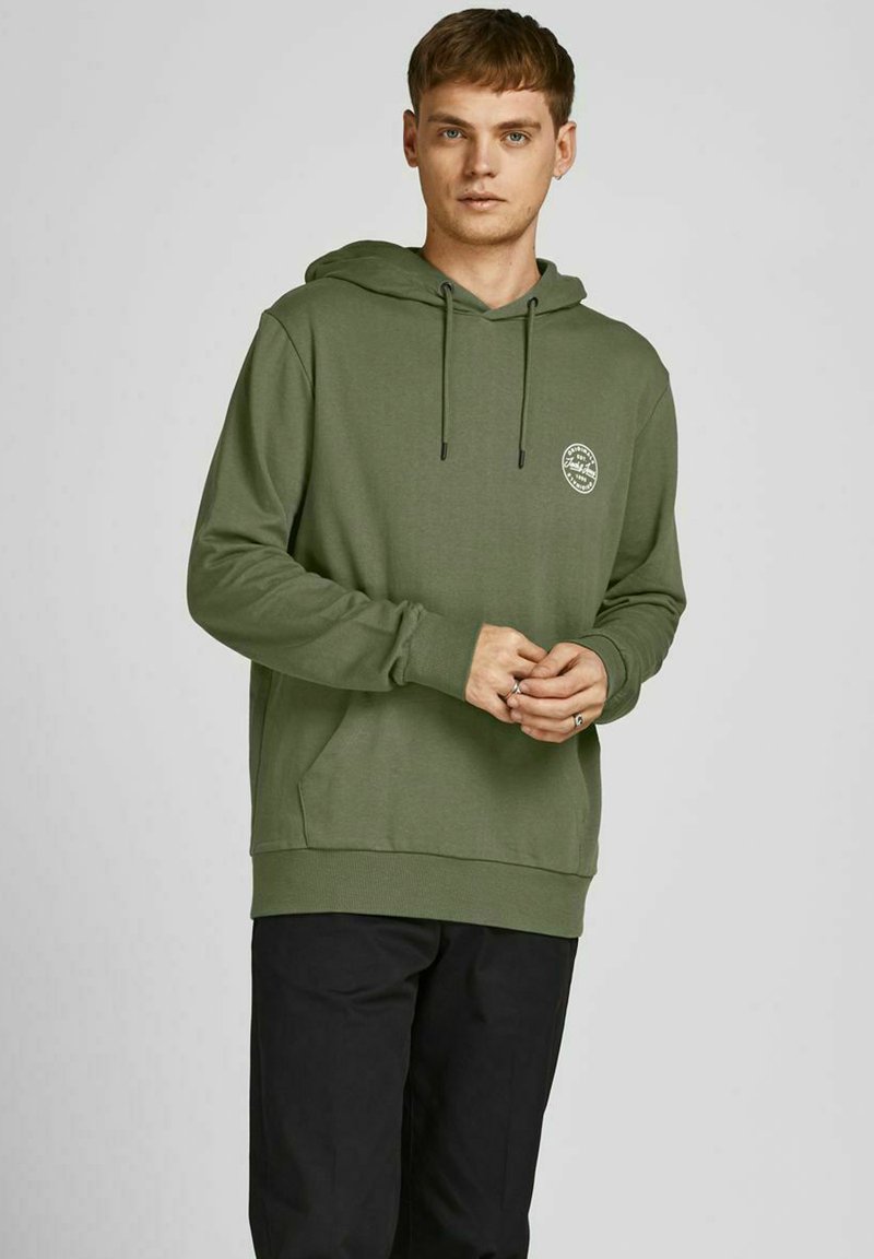 Jack & Jones Hoodie - Dusty Olive/olive - Zalando