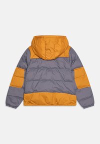 K-Way P. LE VRAI 3.0 CLAUDE UNISEX - Giacca outdoor - grey blue avio/yellow inca