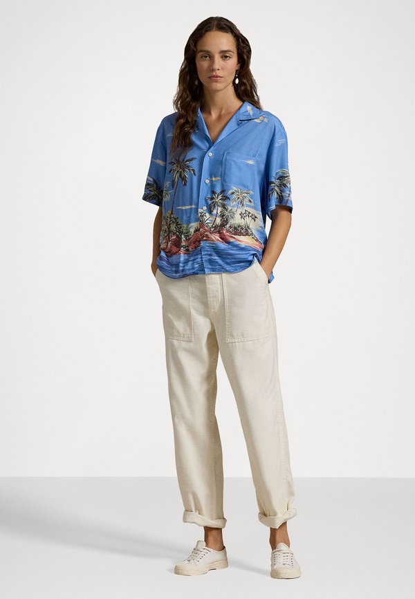 TROPICAL PRINT CAMP SHIRT - Button-down blouse3