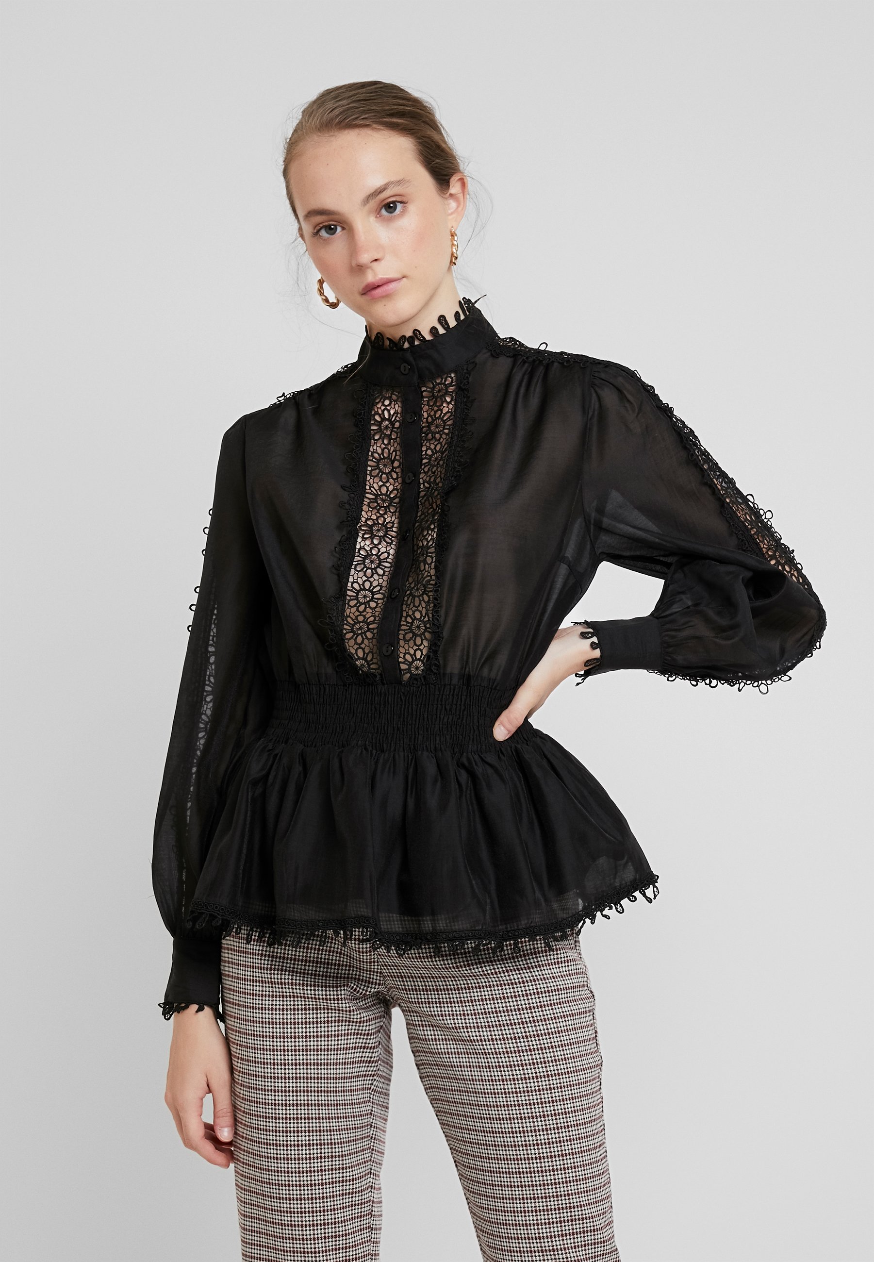 Svarte YAS Salg | Dame | Bluser | Nye tilbud hos Zalando Y.A.S YASRITA LS TOP - SHOW