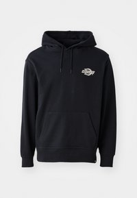WOOD LOGO HOODIE - Sweatshirt - black