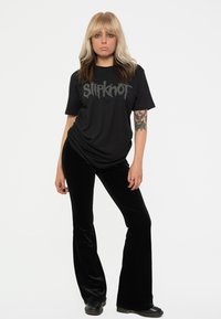 Paradiso Clothing SLIPKNOT HI- BUILD BAND LOGO - Print T-shirt - black
