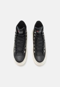 Converse CHUCK TAYLOR ALL STAR LUGGED HEEL PLATFORM WATERPROOF - Zapatillas altas - black/egret