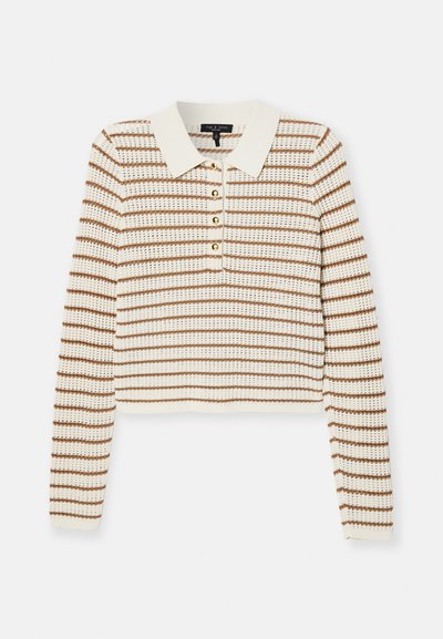 rag & bone VIOLA STRIPE  - Svetr - ivory