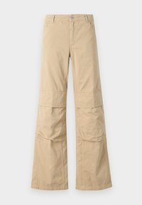 HUNDER - Cargo trousers - open beige
