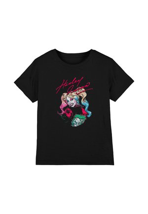 Warner Brothers, BATMAN HARLEY QUINN SIGNATURE UNISEX - Print T-shirt - black