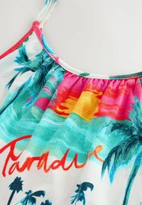 Next REGULAR FIT- TRAPEZE SHAPE RUCHED - Haljina od žerseja - white