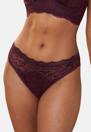 Pants - maroon