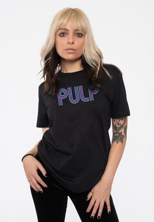 Paradiso Clothing PULP INTRO BAND LOGO - Print T-shirt - black