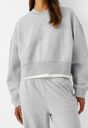 Sweater - mottled grey