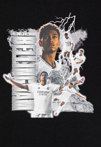 adidas Performance JUDE BELLINGHAM TEE TOUR UNISEX - Camiseta estampada - black
