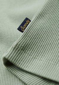 Superdry & Co ATHLETIC ESSENTIALS BUTTON   - Top - light jade green