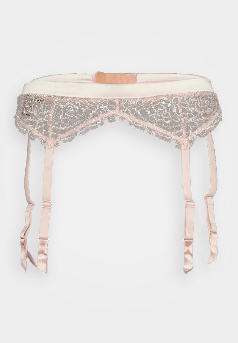 Lascana Jarretels zilverkleurig