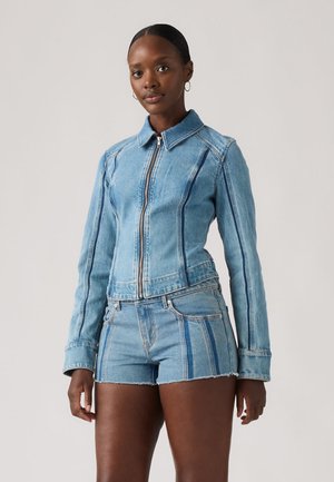 SHADOW SEAMED TRUCKER - Kurtka jeansowa