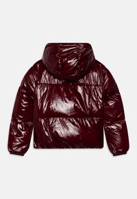 Tommy Hilfiger NEW YORK GLOSSY PUFFER - Jachetă de iarnă - deep rouge