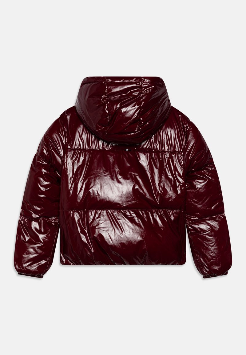 Daunenmantel Hilfiger Steppjacke Damen Rot Puffer Jacke Tommy