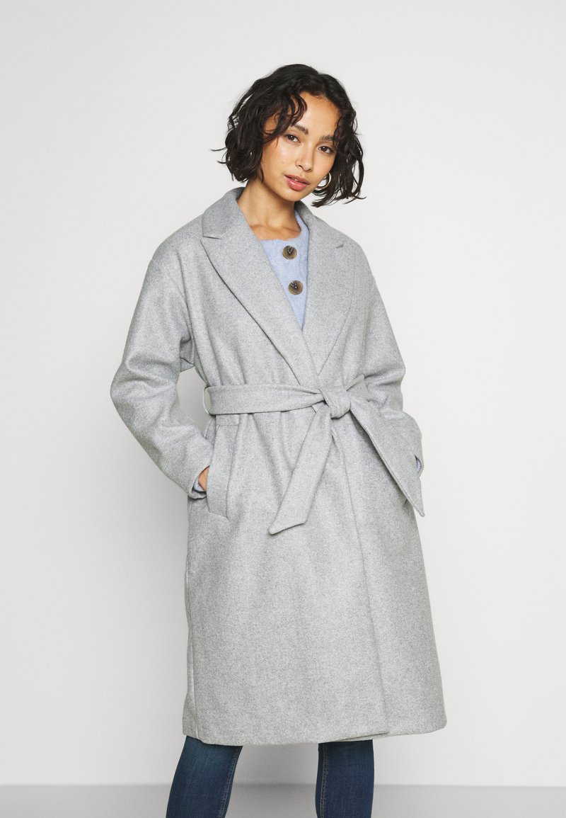 Vero Moda Petite VMFORTUNE - Casaco clássico - light grey melange