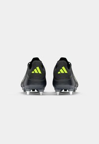 adidas Performance F50 ELITE SG - Soft-ground football boots - core black/iron metallic/lucid lemon