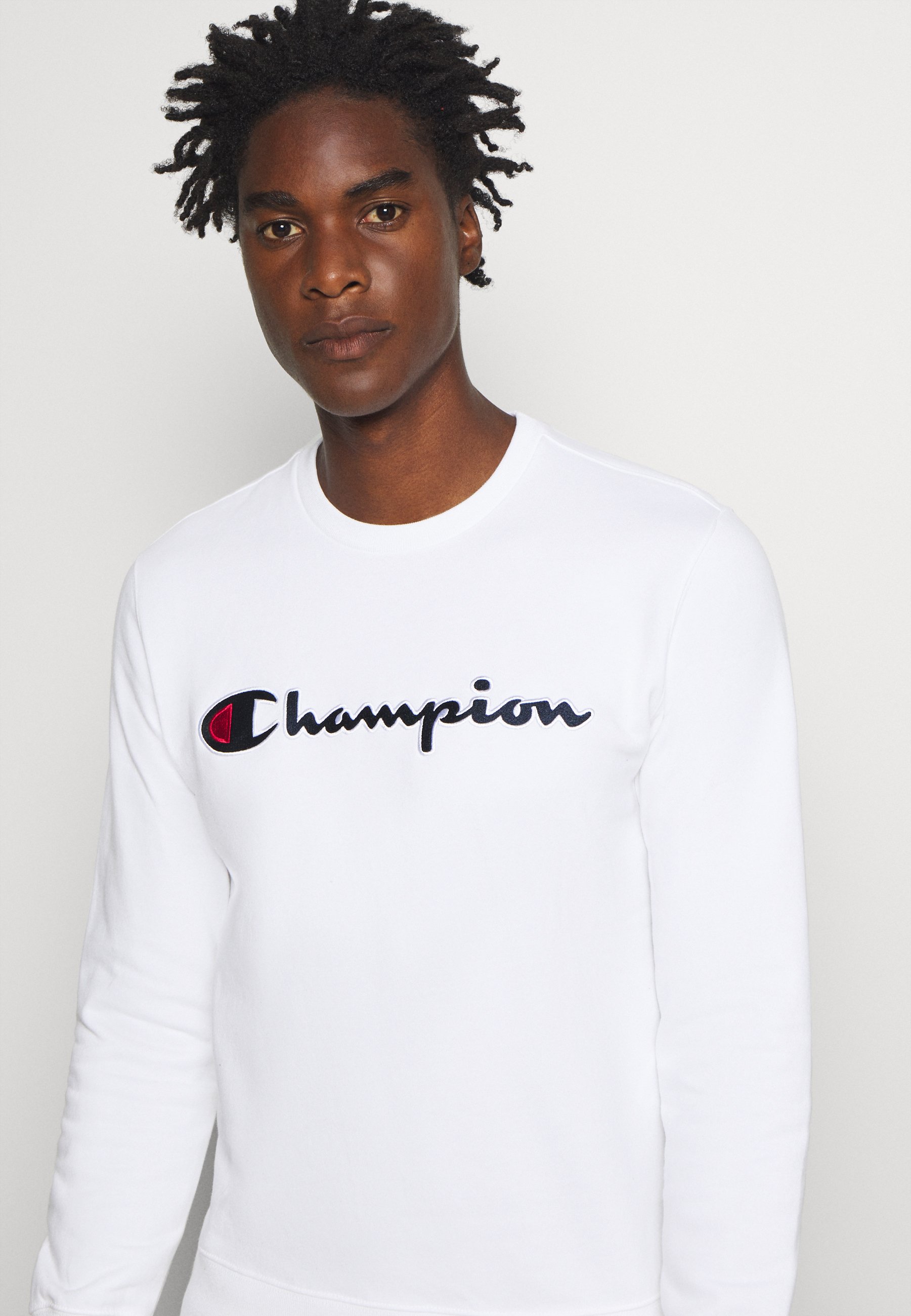 Champion ROCHESTER CREWNECK Sweater whitewit Zalando.nl Champion ROCHESTER CREWNECK Sweater beigeBeige Zalando.nl