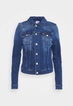 Tommy Jeans, VIVIANNE SLIM TRUCKER - Denimová bunda - blue denim