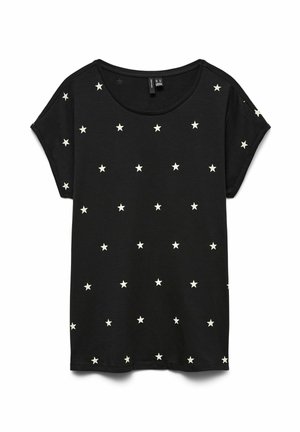 Vero Moda, VMAVA SS TOP MULTI AOP NOOS - Trükipildiga T-särk - black