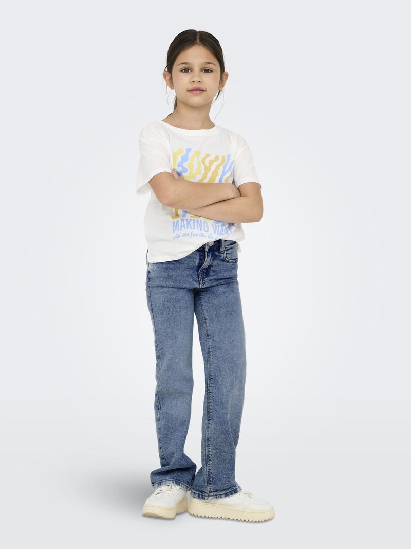 ONLY GIRLS Flared jeans - light blue denim