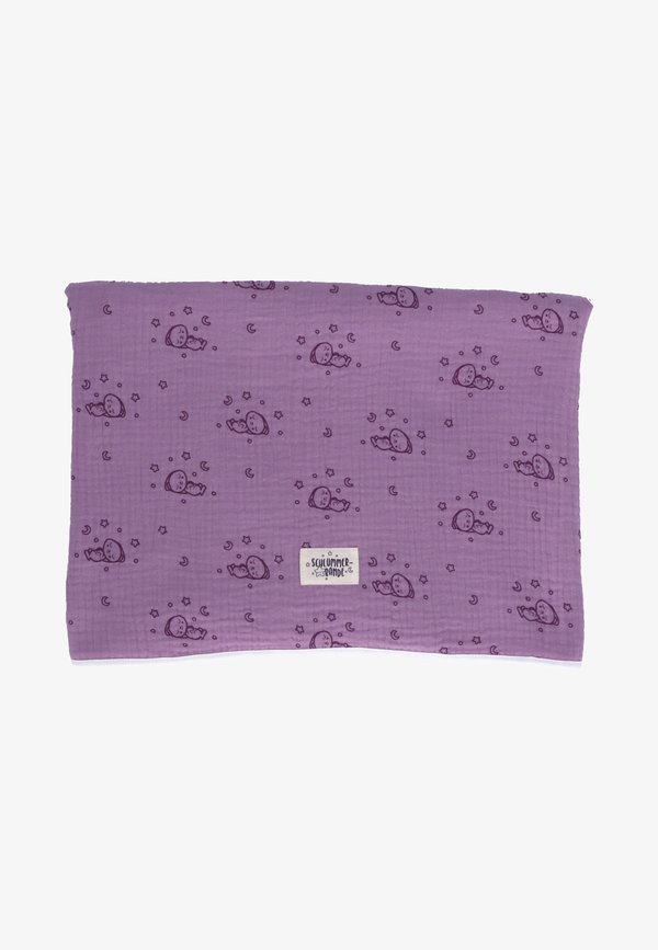 Babydecke Schlummerhase – Mullwindel – lilac