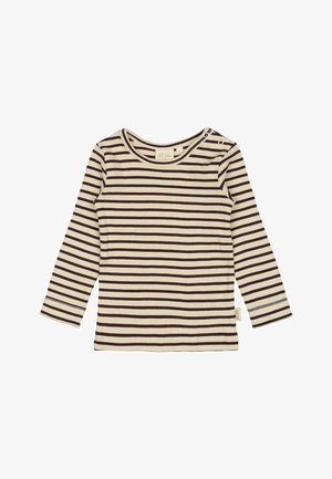 Ilgarankovis viršutinės dalies drabužis - dark grape off white