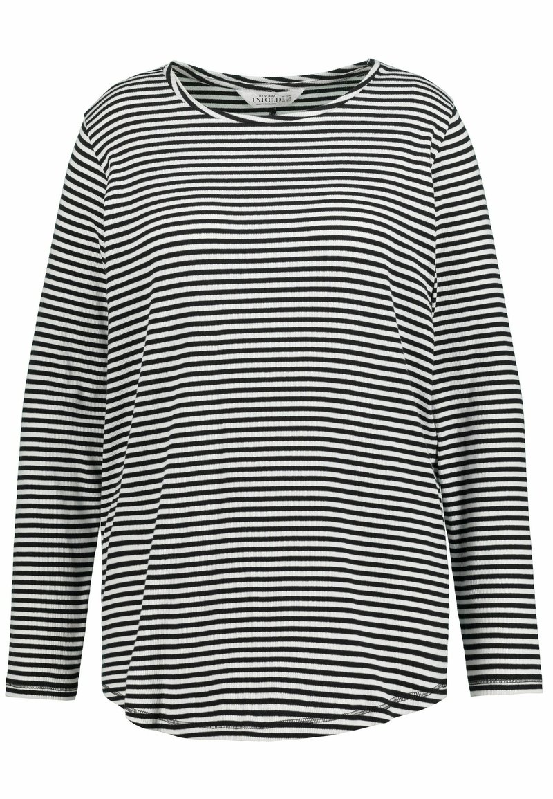 Damen T-Shirts | Studio Untold FEMME GRANDES TAILLES Langarmshirt schwarz - AG25647 Damen T-Shirts | Studio Untold FEMME GRANDES TAILLES Langarmshirt schwarz - AG25647