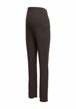 MAMALICIOUS, TROUSERS MLANNETTE TROUSERS - Pantalon classique - chocolate torte