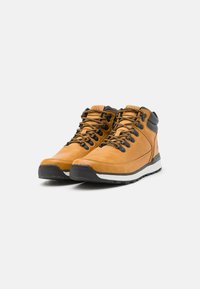 Kappa MONSI MID - Túracipők - yellow tan/black