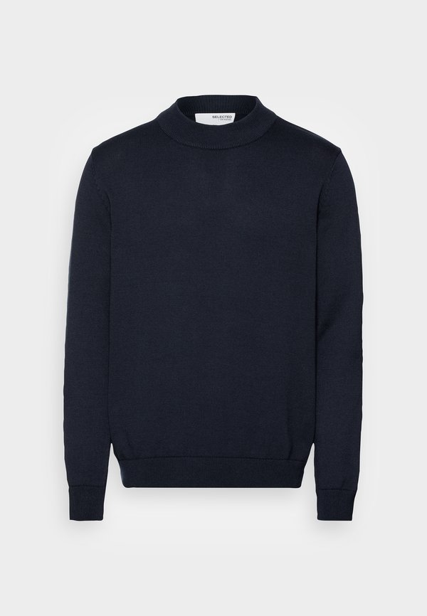 ROBERT LS MOCK NECK - Strickpullover - sky captain