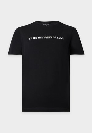 Emporio Armani, SLEEVE CREW NECK - Maglietta intima - black