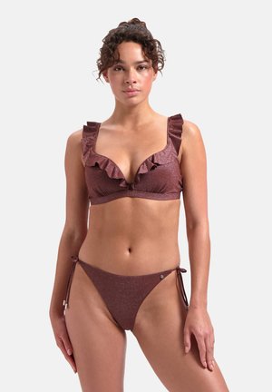 RUFFLE - Bikinitop - bordeau rood