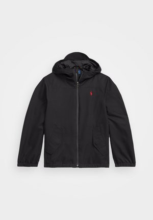 P-LAYER 1 WATER REPELLENT HOODED JACKET - Ūdensnecaurlaidīga jaka - black