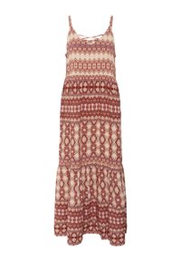 Maxi dress - ethnic geometric pale