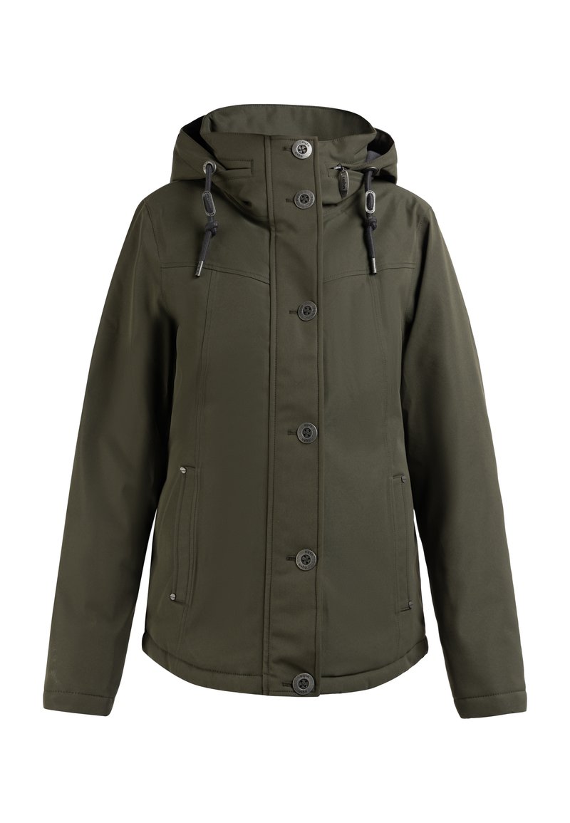 usha Winterjas olijfgroen