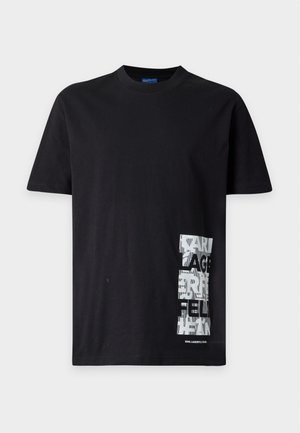 Karl Lagerfeld Jeans, LOGO TEE - Μπλουζάκι με στάμπα - black