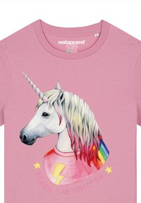watapparel THE UNICORN - T-shirt print - bubble pink