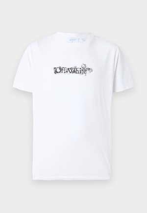 HERALDIC TRESHOLD ARROWS SLIM TEE - Μπλουζάκι με στάμπα - white