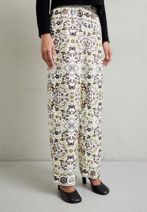 Tory Burch PANT - Nohavice - ivory pisces dream