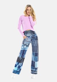 Winshape Retuusid - püksid - patchwork blue