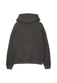BOXY FIT - Pulover s kapuco - grey