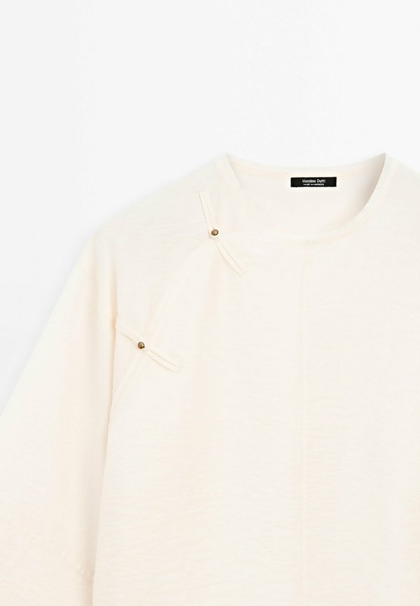 FLOWING CROPPED - Blouse - beige4