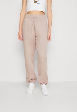 Nike Sportswear W PHNX FLC HR OS - Treningo apatinė dalis - diffused taupe/sail