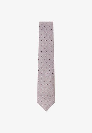 Hackett London, HACKETT LONDON TIE HTOOTH DOT TIE - Krawatte - oxblood red