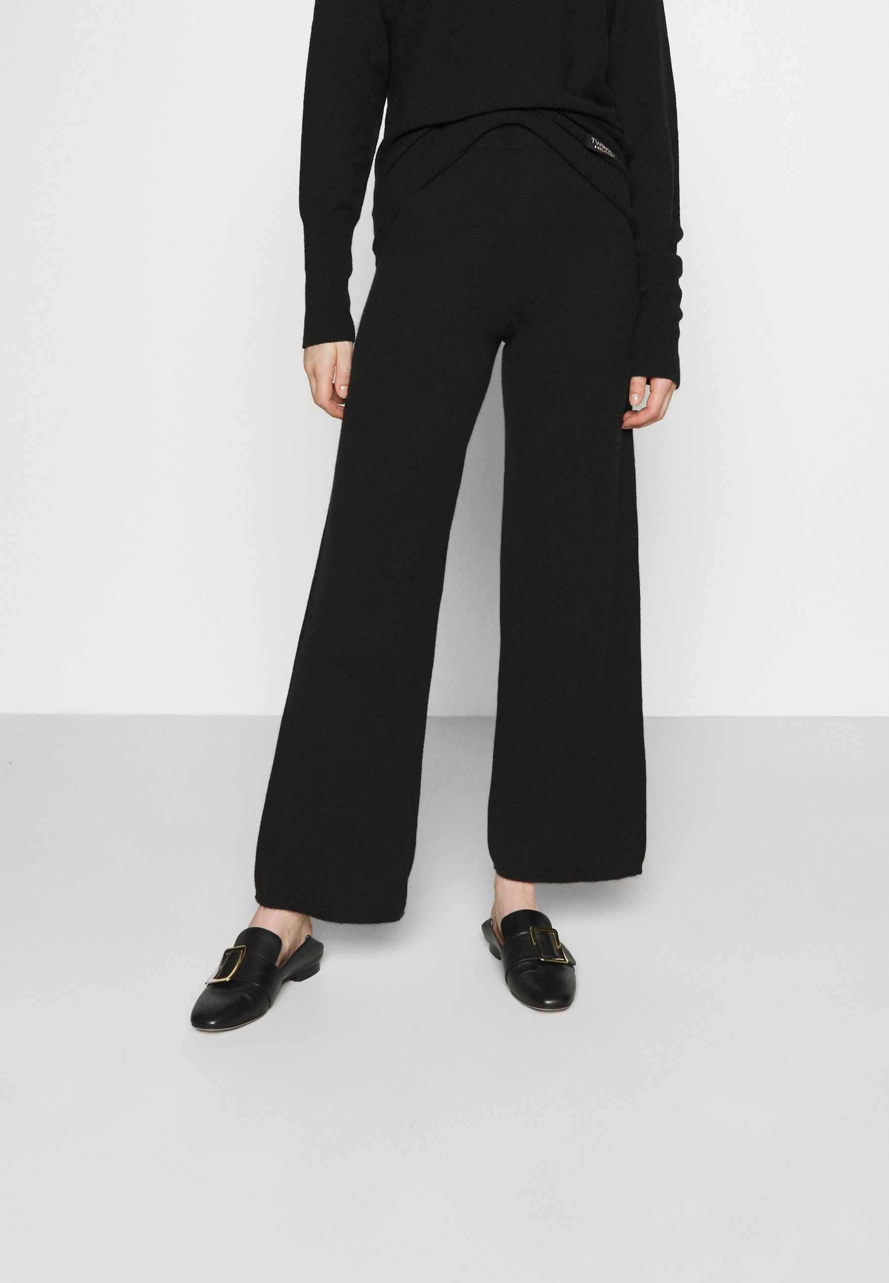 TWINSET PANTALONE PALAZZO - Pantaloni - nero - Zalando.it
