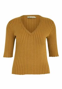 TANA  CURVE - Ilgarankovis viršutinės dalies drabužis - almond brown