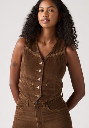 Levi's® BRAIDED VEST - Waistcoat - carafe