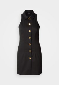 NADA SHIRT COLLAR DRESS - Blousejurk - jet black